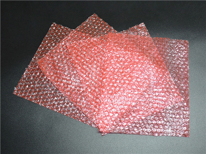 红色单面气泡膜